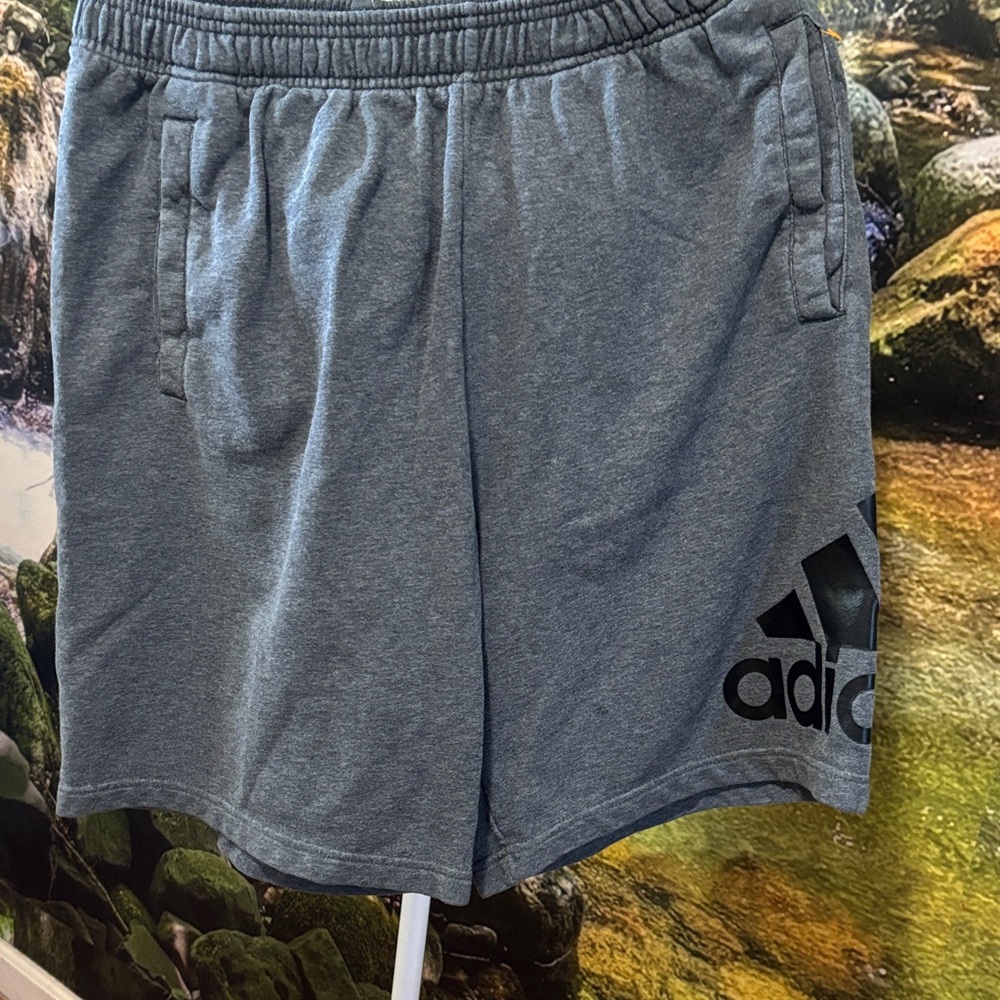 Adidas Men's Athletic Shorts in Dark Gray